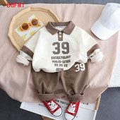 Kevadine Lasteülikond Lastele Väikelaste Spordikampsun + püksid 2-osaline komplekt Beebipoiste Sügisriided 1-5 Y Ilusad vabaaja komplektid