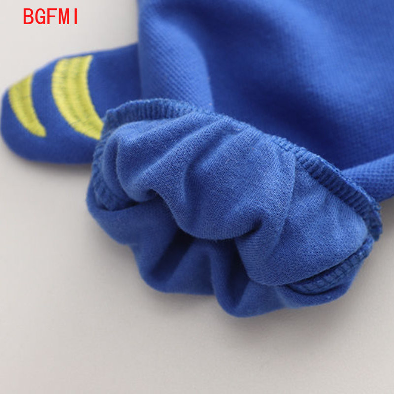 Ανοιξιάτικο φθινόπωρο για αγόρια βαμβακερά 2 τεμάχια κοστούμι πουλόβερ ριγέ Φούτερ Κοστούμι Παιδικό Cartoon Bear Αθλητικό Σετ 1-5Y Παιδικά Ρούχα