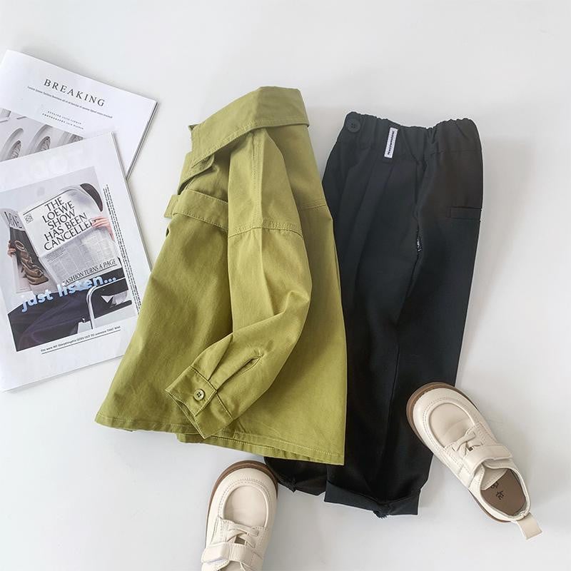 2-10 éves ősz tavaszi gyerekek születésnapi ruházat kisgyermek fiú ing + nadrág 2 db készlet ruhák gyerek ruhák divat öltöny