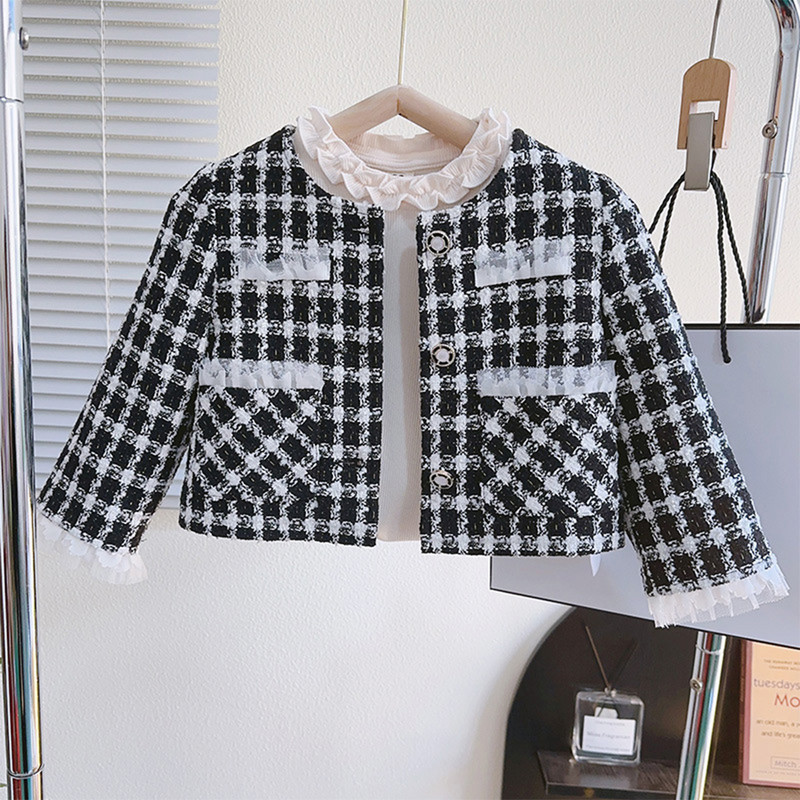 Σετ πουλόβερ για κορίτσια Melario 2023 πλεκτό σετ φθινοπώρου/χειμώνα Νέο κοριτσίστικο καρό πλεκτό ζακέτα+πλισέ φούστα (εκτός από το εσωτερικό τοπ)