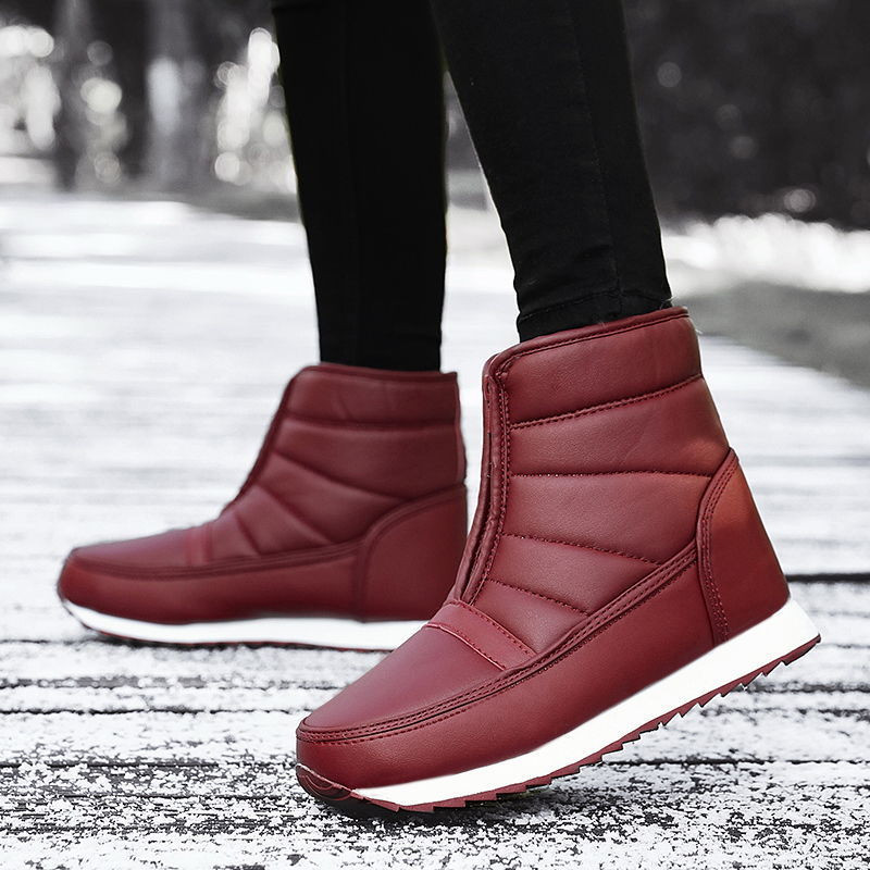 Αδιάβροχα Snow Boots Winter Men Boots Keep Warm Χειμερινές μπότες Αντιολισθητικά παπούτσια στον αστράγαλο Ανδρικά παπούτσια Chaussure Homme Μέγεθος 36-46