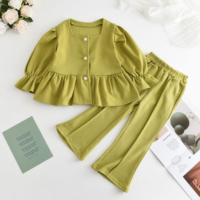 Melario Σετ για κορίτσια Φθινοπωρινό casual αθλητική μπλούζα για κορίτσια Top+Pants Αθλητικά Σετ Βρεφικά ρούχα Ανοιξιάτικα ρούχα για νήπια