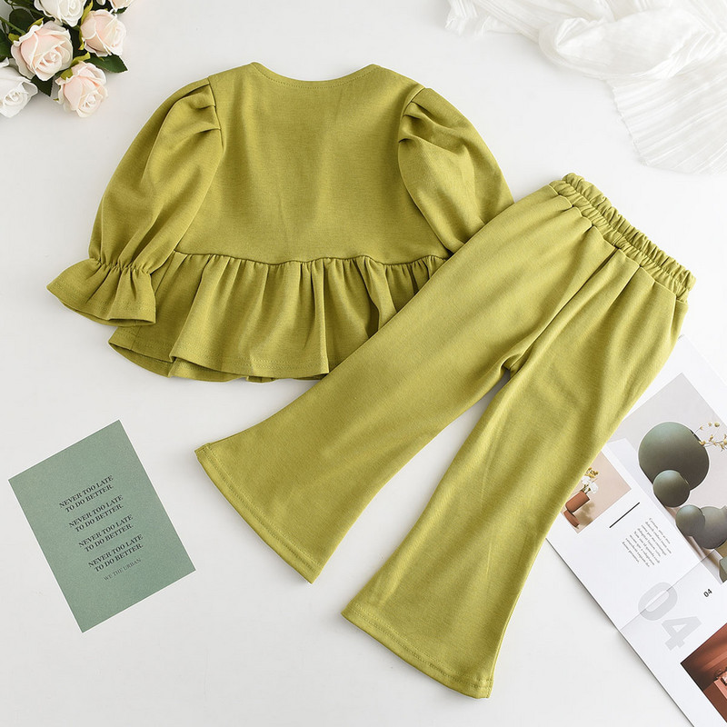 Melario Σετ για κορίτσια Φθινοπωρινό casual αθλητική μπλούζα για κορίτσια Top+Pants Αθλητικά Σετ Βρεφικά ρούχα Ανοιξιάτικα ρούχα για νήπια