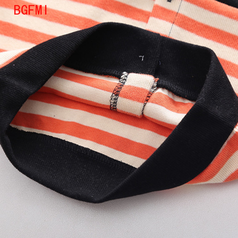 Korea 2023. aasta sügisene beebiriided Kevadine multikas karu triibuline silmkoeline mantel Puuvillane T-särk dressipüksid 3 tk ülikond meeste beebiriided