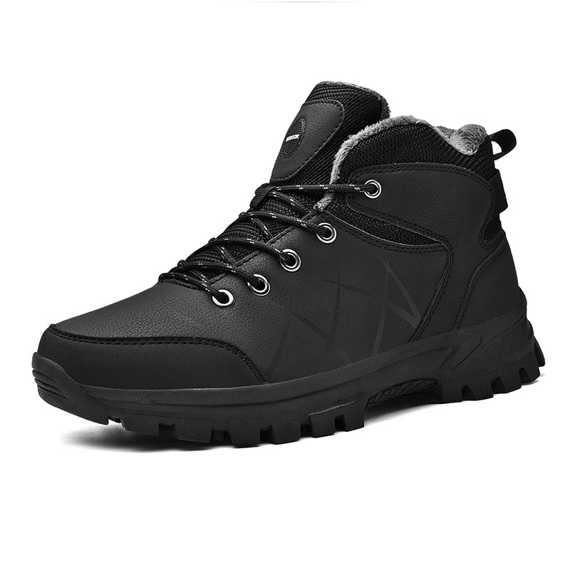 Χειμερινές ανδρικές μπότες για εξωτερικούς χώρους ορειβατικού φλις αστραγάλου για cross-country Εργαλεία ζεστά αθλητικά παπούτσια Αδιάβροχα και ανθεκτικά στο σκι μπότες