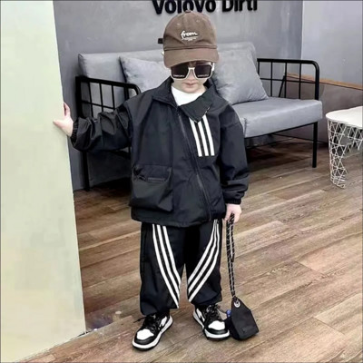 Κορεατικά Παιδικά Αθλητικά Ενδύματα 2-14 Y New Girl Fashion Clothes Κοστούμι αθλητική φόρμα άνοιξη φθινόπωρο για αγόρια μπουφάν παντελόνι 2 τμχ Σετ για εφηβικούς