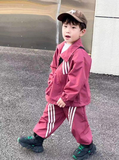 Κορεατικά Παιδικά Αθλητικά Ενδύματα 2-14 Y New Girl Fashion Clothes Κοστούμι αθλητική φόρμα άνοιξη φθινόπωρο για αγόρια μπουφάν παντελόνι 2 τμχ Σετ για εφηβικούς