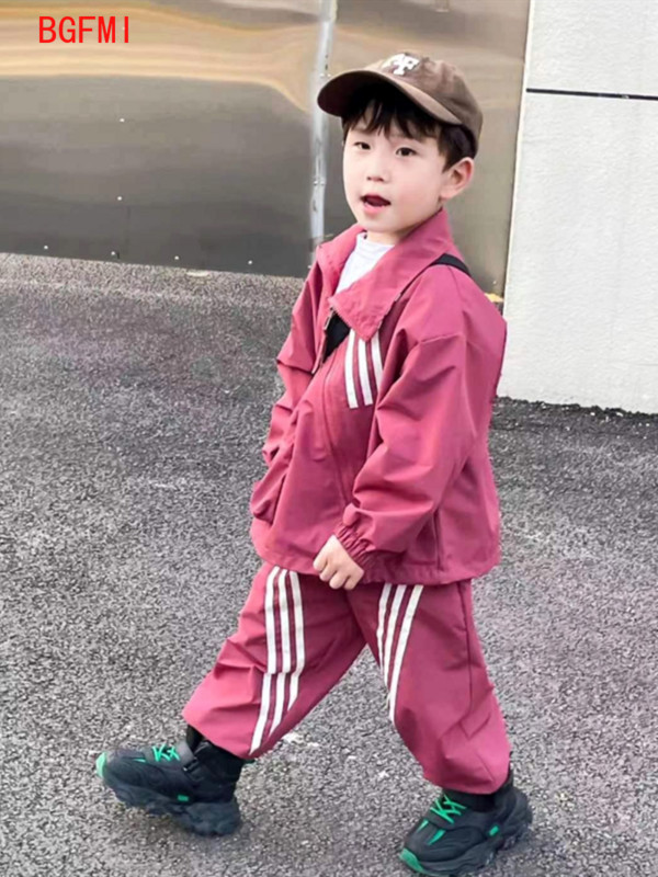 Κορεατικά Παιδικά Αθλητικά Ενδύματα 2-14 Y New Girl Fashion Clothes Κοστούμι αθλητική φόρμα άνοιξη φθινόπωρο για αγόρια μπουφάν παντελόνι 2 τμχ Σετ για εφηβικούς