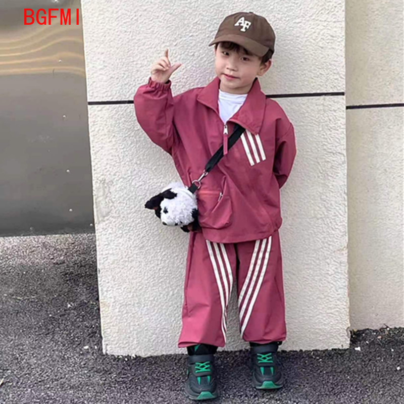 Κορεατικά Παιδικά Αθλητικά Ενδύματα 2-14 Y New Girl Fashion Clothes Κοστούμι αθλητική φόρμα άνοιξη φθινόπωρο για αγόρια μπουφάν παντελόνι 2 τμχ Σετ για εφηβικούς