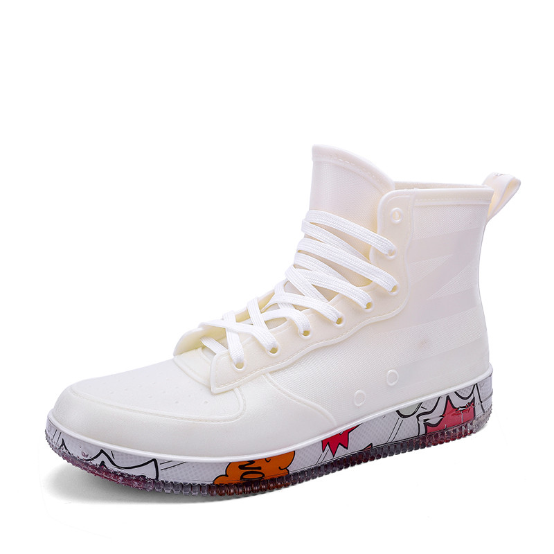 Meeste vihmasaapad Mood Trendikad alasti saapad Libisemisvastased Töökokakingad Vastupidavad veekindlad kummist kalastusjalatsid Meeste tossud 2023Uued