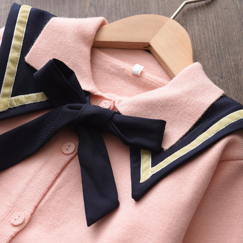 Melario Toddler Βρεφικά Ρούχα Κοριτσίστικα Φθινοπωρινά Χειμωνιάτικα Παιδικά Ρούχα Πλεκτά Πουλόβερ Φούστες Κοστούμι 2τμχ Παιδικά ρούχα για κορίτσια Σετ