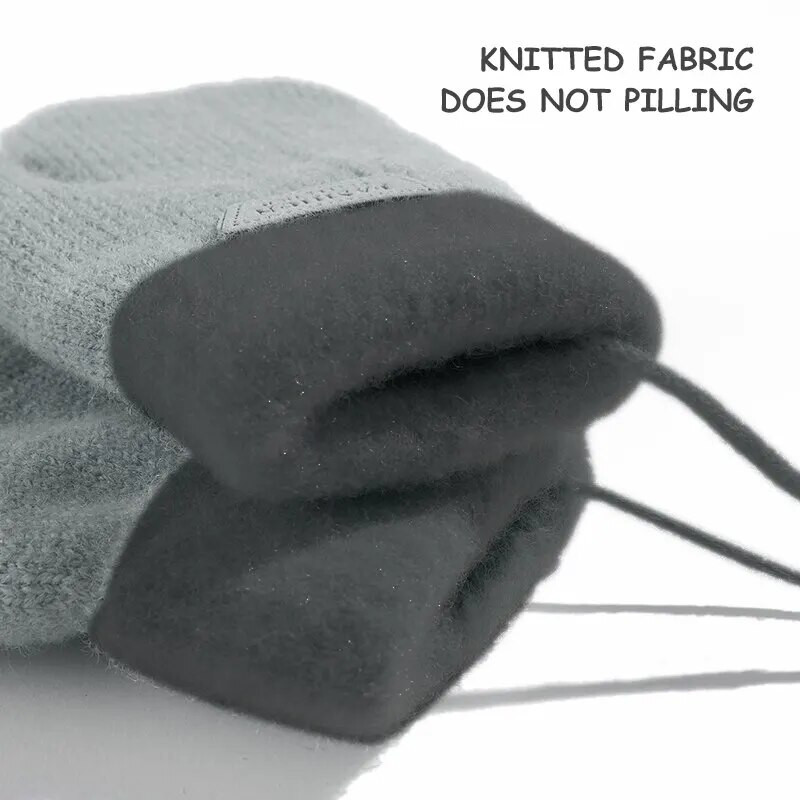 1 ΤΕΜ Νέα χαριτωμένα αγόρια γάντια για κορίτσια Χειμερινά χοντρά ζεστά πλεκτά γάντια για νεογέννητα παιδιά 03Y Παιδικά γάντια Δώρο