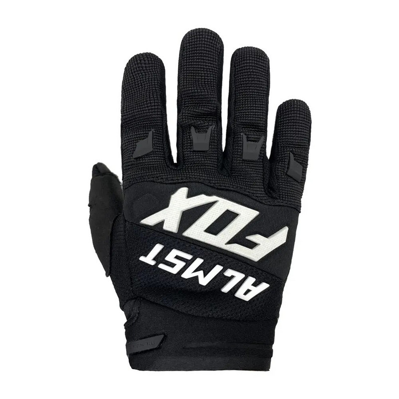 Cyklistické rukavice Almst Fox pre deti vo veku 6-12 rokov, celoprstové, motokrosové, pretekárske, detské, moto guantes