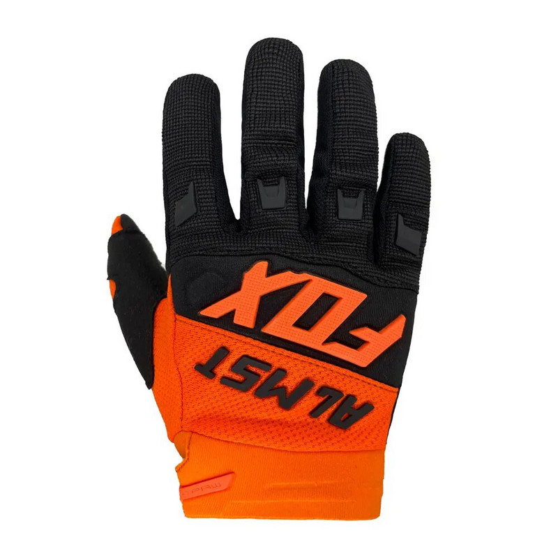 Cyklistické rukavice Almst Fox pre deti vo veku 6-12 rokov, celoprstové, motokrosové, pretekárske, detské, moto guantes