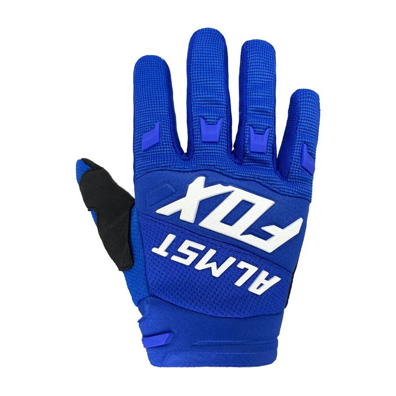 Cyklistické rukavice Almst Fox pre deti vo veku 6-12 rokov, celoprstové, motokrosové, pretekárske, detské, moto guantes