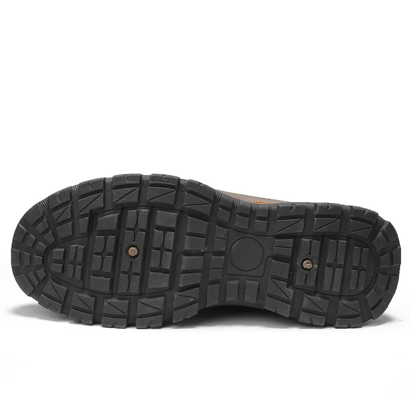 Cizme din piele pentru bărbați Cizme de iarnă pentru a menține căldura Cizme de zăpadă pentru bărbați, în aer liber, anti-alunecare, pentru drumeții, cizme de alpinism, cizme confortabile pentru bărbați.