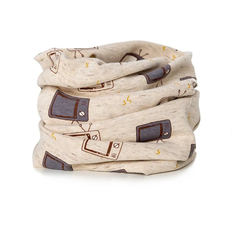 Χειμωνιάτικο μωρό πιο ζεστό κασκόλ λαιμού για παιδιά αγόρια κορίτσια μαντήλι Φθινοπωρινό χαριτωμένο μαντίλι κινουμένων σχεδίων Μαλακό γιακάς λαιμό Παιδικά κασκόλ Νέα