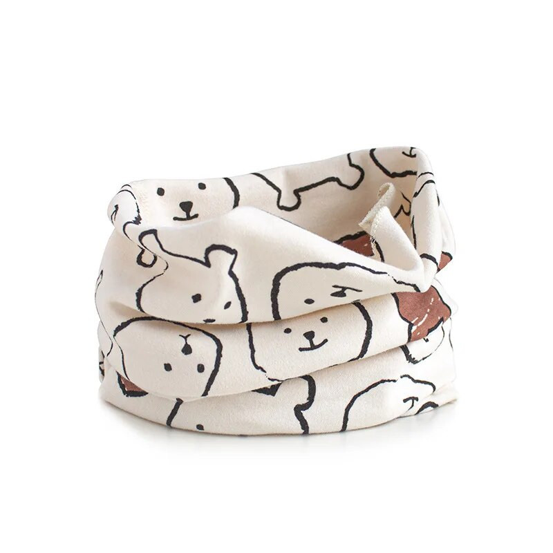 Χειμωνιάτικο μωρό πιο ζεστό κασκόλ λαιμού για παιδιά αγόρια κορίτσια μαντήλι Φθινοπωρινό χαριτωμένο μαντίλι κινουμένων σχεδίων Μαλακό γιακάς λαιμό Παιδικά κασκόλ Νέα