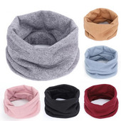 Nouă eșarfă de iarnă din cașmir pentru băieți, fete, femei, bărbați, eșarfe tricotate, unisex, eșarfe elastice, copii, toamnă, croșetat, eșarfă pentru bebeluși