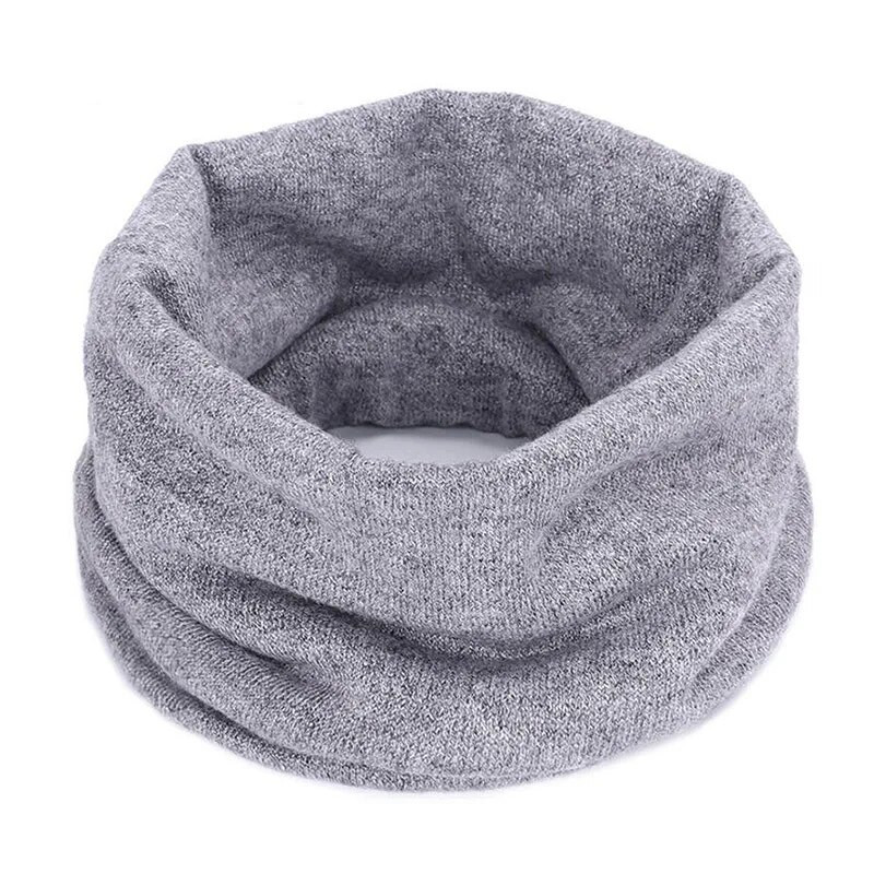 Nová kašmírová zimná šatka pre chlapcov, dievčatá, ženy, mužov, pletené šatky unisex elastické šály pre deti, jesenná háčkovaná detská šatka