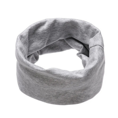 Детски памучен шал Многофункционален шал с пръстен с О-образно деколте Плътен принт Детски есен-зима Топли ветроустойчиви шалове за момчета и момичета