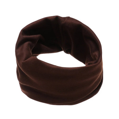 Детски памучен шал Многофункционален шал с пръстен с О-образно деколте Плътен принт Детски есен-зима Топли ветроустойчиви шалове за момчета и момичета