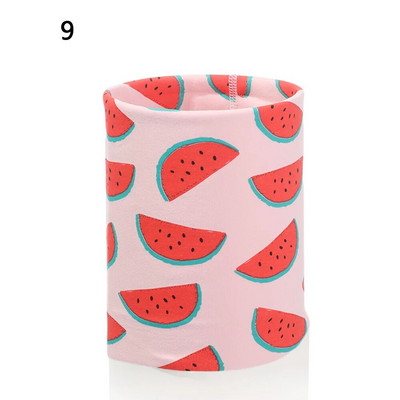 Детски памучен шал Многофункционален шал с пръстен с О-образно деколте Плътен принт Детски есен-зима Топли ветроустойчиви шалове за момчета и момичета