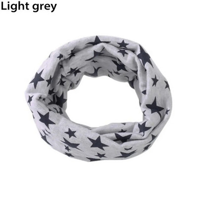 Детски памучен шал Многофункционален шал с пръстен с О-образно деколте Плътен принт Детски есен-зима Топли ветроустойчиви шалове за момчета и момичета