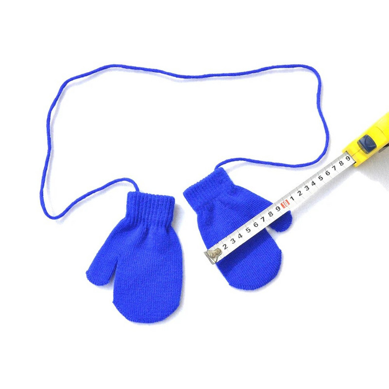 Χειμερινά παιδικά γάντια ζεστά γάντια Παιδικά γάντια για παιδιά 1-3 ετών με κρεμαστό λαιμό Χειμερινά γάντια για νεογέννητα αξεσουάρ για μωρά