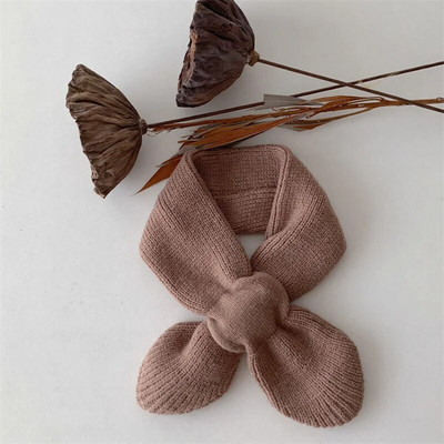 Φθινοπωρινό Χειμώνα Ζεστό Παιδικό Κασκόλ Μαλακό μαλλί Παιδική Πλεκτή Σαλιάρα Νεογέννητο Βρεφικό Λαιμός νηπίου Ζεστό Μόδα Μωρό Κοριτσάκι Κασκόλ για αγόρι