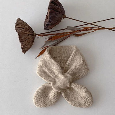 Φθινοπωρινό Χειμώνα Ζεστό Παιδικό Κασκόλ Μαλακό μαλλί Παιδική Πλεκτή Σαλιάρα Νεογέννητο Βρεφικό Λαιμός νηπίου Ζεστό Μόδα Μωρό Κοριτσάκι Κασκόλ για αγόρι