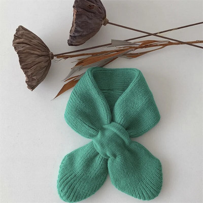 Φθινοπωρινό Χειμώνα Ζεστό Παιδικό Κασκόλ Μαλακό μαλλί Παιδική Πλεκτή Σαλιάρα Νεογέννητο Βρεφικό Λαιμός νηπίου Ζεστό Μόδα Μωρό Κοριτσάκι Κασκόλ για αγόρι