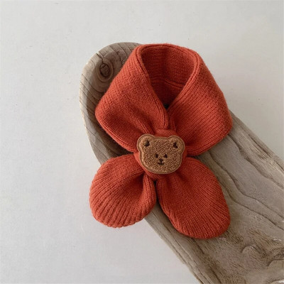 Φθινοπωρινό Χειμώνα Ζεστό Παιδικό Κασκόλ Μαλακό μαλλί Παιδική Πλεκτή Σαλιάρα Νεογέννητο Βρεφικό Λαιμός νηπίου Ζεστό Μόδα Μωρό Κοριτσάκι Κασκόλ για αγόρι