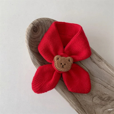 Φθινοπωρινό Χειμώνα Ζεστό Παιδικό Κασκόλ Μαλακό μαλλί Παιδική Πλεκτή Σαλιάρα Νεογέννητο Βρεφικό Λαιμός νηπίου Ζεστό Μόδα Μωρό Κοριτσάκι Κασκόλ για αγόρι