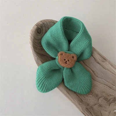 Φθινοπωρινό Χειμώνα Ζεστό Παιδικό Κασκόλ Μαλακό μαλλί Παιδική Πλεκτή Σαλιάρα Νεογέννητο Βρεφικό Λαιμός νηπίου Ζεστό Μόδα Μωρό Κοριτσάκι Κασκόλ για αγόρι