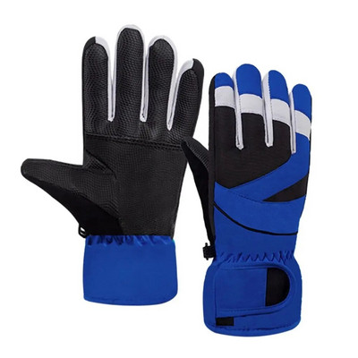 Νέα Παιδιά Ενήλικες Παιδιά Χειμώνας Χιονιού Ζεστά Γάντια Αγόρια Κορίτσια Σκι Snowboard Γάντια Αντιανεμικό Αδιάβροχο Παχύ Κέep Ζεστό Γάντια