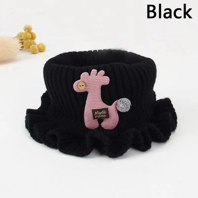 Ζεστό μωρό πλεκτό κασκόλ Κινούμενα σχέδια Άνοιξη φθινόπωρο Παιδικά μαντήλι Παιδιά πλεκτό μαλλί O γιακά με δαχτυλίδια Κύκλος Κασκόλ για αγόρι κορίτσι