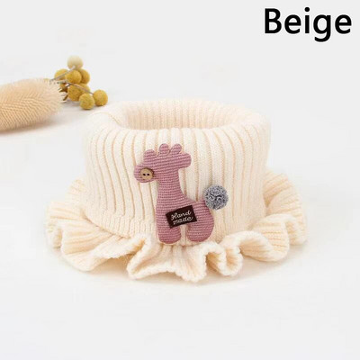 Ζεστό μωρό πλεκτό κασκόλ Κινούμενα σχέδια Άνοιξη φθινόπωρο Παιδικά μαντήλι Παιδιά πλεκτό μαλλί O γιακά με δαχτυλίδια Κύκλος Κασκόλ για αγόρι κορίτσι