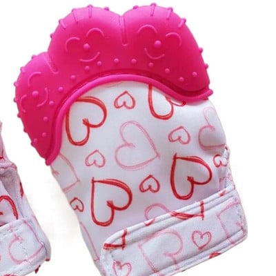 Hot Baby Tether Heart Star Print Silikoonist labakindad Kindad Lapsed Lapsed Beebihambad Söömisvastased Käte Hammaste Kindad Beebihooldus