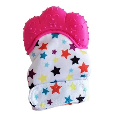 Hot Baby Tether Heart Star Print Silikoonist labakindad Kindad Lapsed Lapsed Beebihambad Söömisvastased Käte Hammaste Kindad Beebihooldus