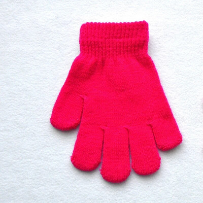 Παιδικά Πλεκτά Γάντια Χειμώνας Παιδικά Μαθητής Μαθητής Μονόχρωμο Γούνινο Ολόσωμο Γάντια Φθινοπωρινό Γράψιμο Πιο Ζεστό Χέρι 6-11 Ετών