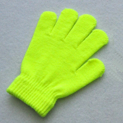 Παιδικά Πλεκτά Γάντια Χειμώνας Παιδικά Μαθητής Μαθητής Μονόχρωμο Γούνινο Ολόσωμο Γάντια Φθινοπωρινό Γράψιμο Πιο Ζεστό Χέρι 6-11 Ετών