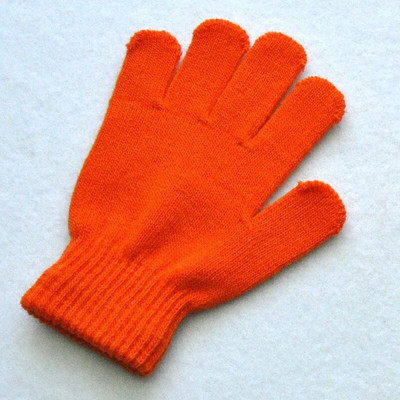 Παιδικά Πλεκτά Γάντια Χειμώνας Παιδικά Μαθητής Μαθητής Μονόχρωμο Γούνινο Ολόσωμο Γάντια Φθινοπωρινό Γράψιμο Πιο Ζεστό Χέρι 6-11 Ετών