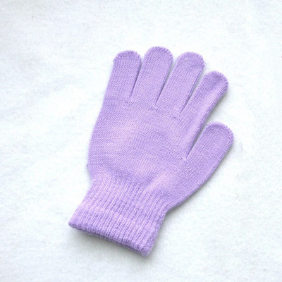 Παιδικά Πλεκτά Γάντια Χειμώνας Παιδικά Μαθητής Μαθητής Μονόχρωμο Γούνινο Ολόσωμο Γάντια Φθινοπωρινό Γράψιμο Πιο Ζεστό Χέρι 6-11 Ετών