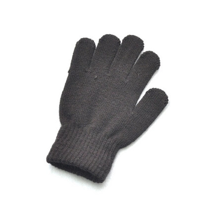 Παιδικά Πλεκτά Γάντια Χειμώνας Παιδικά Μαθητής Μαθητής Μονόχρωμο Γούνινο Ολόσωμο Γάντια Φθινοπωρινό Γράψιμο Πιο Ζεστό Χέρι 6-11 Ετών