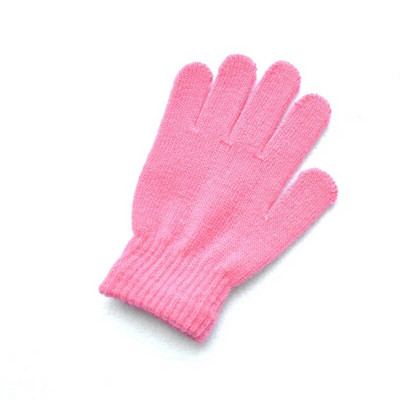 Παιδικά Πλεκτά Γάντια Χειμώνας Παιδικά Μαθητής Μαθητής Μονόχρωμο Γούνινο Ολόσωμο Γάντια Φθινοπωρινό Γράψιμο Πιο Ζεστό Χέρι 6-11 Ετών