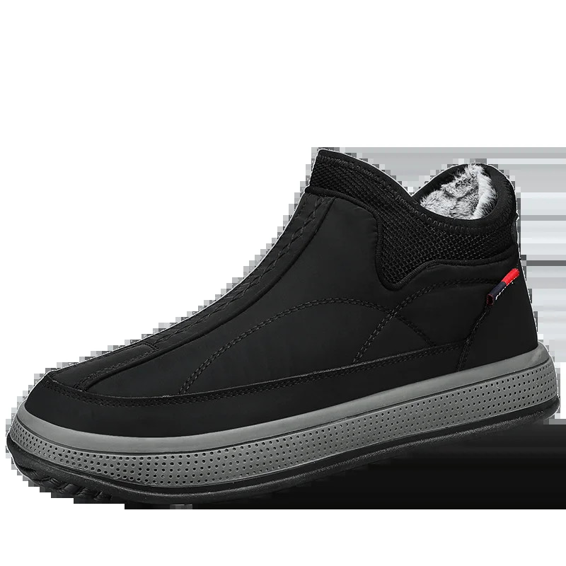 Πλατφόρμα Ανδρικές Μπότες 2023 Νέα Ανδρικά Παπούτσια Winter Plus Βελούδινα ζεστά βαμβακερά παπούτσια Μπότες αστράγαλο Μοντέρνες ανδρικές μπότες