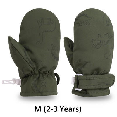 Χειμερινά γάντια νηπίων για μωρά αγόρια για κορίτσια Χέρια ζεστό φλις επένδυση γάντια χιονιού γάντια για αγόρια χοντρά γάντια για 1-5 ετών
