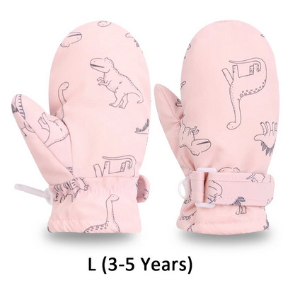 Χειμερινά γάντια νηπίων για μωρά αγόρια για κορίτσια Χέρια ζεστό φλις επένδυση γάντια χιονιού γάντια για αγόρια χοντρά γάντια για 1-5 ετών