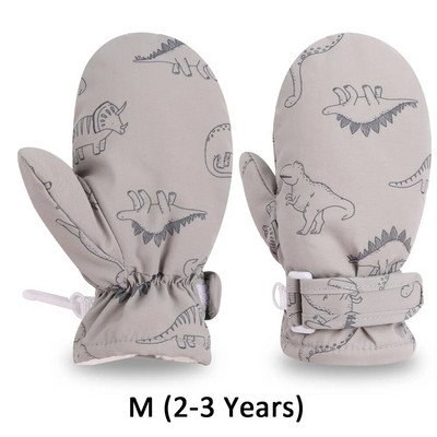 Χειμερινά γάντια νηπίων για μωρά αγόρια για κορίτσια Χέρια ζεστό φλις επένδυση γάντια χιονιού γάντια για αγόρια χοντρά γάντια για 1-5 ετών